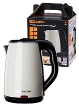 Электрический чайник "Ника", нержавеющая сталь / пластик, 1,8 л, 1800 Вт, бежевый,  TDM