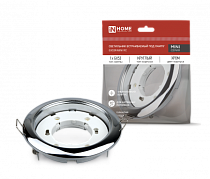 Светильник встраиваемый GX53R-mini RC ультратонкий металл под лампу GX53 230В хром IN HOME