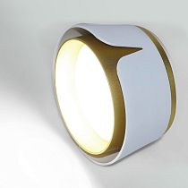 Спот GWL-GX53-M-IP20 Белый + Золото Цветок