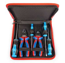 Набор слесарного инструмента НИС-04 серия МАСТЕР для проведения слесарно-монтажных работ, 6 шт. в кофре