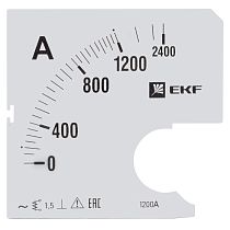 Шкала сменная для A961 1200/5А-1,5 EKF PROxima Шкала сменная для A961 1200/5А-1,5 EKF PROxima