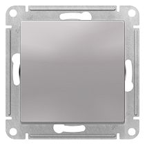 AtlasDesign 1-клавишный ВЫКЛЮЧАТЕЛЬ 2-полюсный, 10А, мех., АЛЮМИНИЙ Systeme Electric (Schneider Electric)