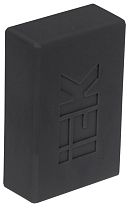 ELECOR Заглушка КМЗ 16х16 черный (4шт/компл)  IEK