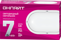 Светодиодный настенно-потолочный светильник ЖКХ ОНЛАЙТ OBL 71 687 OBL-O1-7-4K-WH-IP65