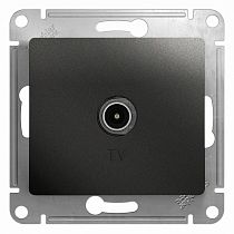 Glossa Антрацит Розетка TV Systeme Electric (Schneider Electric)