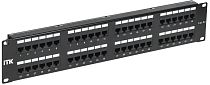 ITK 2U патч-панель кат.5Е UTP, 48 портов (Dual) IEK