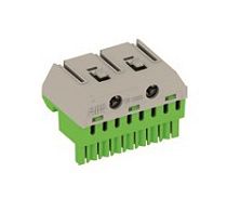 Клеммник самозажимной PE 8х4+2х25мм ZK82G 1 3.30 16.5 ABB