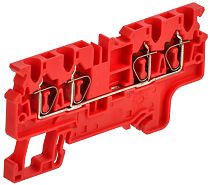 ARMAFIX Клемма пружинная CX2.5-4 четырехконтактная красная IEK