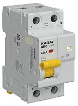 KARAT Устройство защиты от дугового пробоя 1P+N 40A IEK KARAT Устройство защиты от дугового пробоя 1P+N 40A IEK
