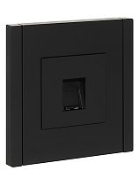 FORTE&PIANO Розетка компьютерная RJ45 кат.5E FP132 черный IEK FORTE&PIANO Розетка компьютерная RJ45 кат.5E FP132 черный IEK
