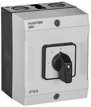 Переключатель кулачковый в боксе стандартная рукоятка 10А схема 82 IEK