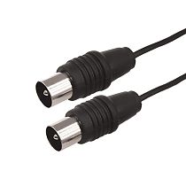 ВЧ кабель ТВ штекер - ТВ штекер, длина 15 метров, черный REXANT ВЧ кабель ТВ штекер - ТВ штекер, длина 15 метров, черный REXANT