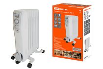 Масляный обогреватель МО-7, 1500 Вт, 7 секций, регул. мощн. (550/950/1500 Вт), термостат,  TDM