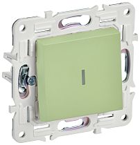 SKANDY Выключатель 1-клавишный с индикацией 10А SK-V07G мятный IEK