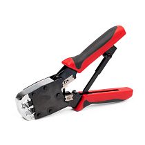 Кримпер с двумя встроенными модулями RJ-45, RJ-12, RJ-11 КВТ