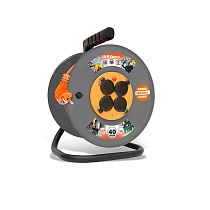 Удлинитель на катушке ВЕМ-250 IP44 термо ПВС 3*1 4 гнезда с защитной крышкой 40м UNIVERSAL