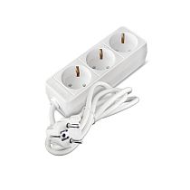 Удлинитель бытовой 2200 Вт 10А IP20 3 гнезда ПВС с заземлением 1,5м Союз