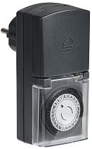 Розетка-таймер механический РТМ-4 30мин 24ч 48on/off 16А IP44  IEK Розетка-таймер механический РТМ-4 30мин 24ч 48on/off 16А IP44  IEK