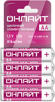 Элемент питания ОНЛАЙТ 90 638 OBT-02 (LR6-SHBP4) Элемент питания ОНЛАЙТ 90 638 OBT-02 (LR6-SHBP4)