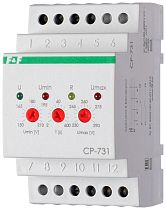 Реле контроля напряжения CP-731 сигнализация о нарушении режимов Евроавтоматика F&F
