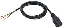 ITK Кабель электропитания PDU сечением 3х1,5 1М с разъёмом C19 и без разъема IEK