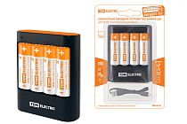 Зарядное устройство 36044Н (3600 mA 4 слота АА/ААА 4 кан.+4xAA2500 USB)  TDM