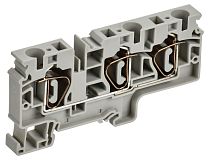 ARMAFIX Клемма пружинная CX10-3 10мм2 трехконтактная серая IEK
