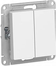 AtlasDesign Aqua Белый Выключатель 2-кл. IP44, сх.5, 10АХ Systeme Electric (Schneider Electric)