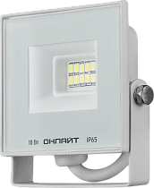 Светильник ОНЛАЙТ 90 131 OFL-10-6K-WH-IP65-LED