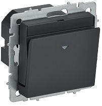 BRITE Выключатель карточный 30А ВС10-1-8-БрГ графит  IEK