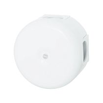 Коробка распределительная 78мм, пластик, цвет белый (4 кабельных ввода в комплекте) Bironi