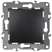 Кнопка ЭРА 12 12-1111-05 10А 250В антрацит