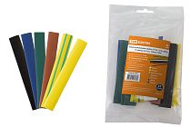 Трубка термоусаживаемая  ТУТнг 12/6 набор (7 цветов по 3 шт. 100мм)  TDM