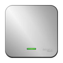 Blanca открытая установка с  изолированной пластиной Алюминий Выключатель 1 клавишный с подсветкой 10А Systeme Electric (Schneider Electric)