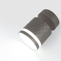 Спот на основании GWL-GX53-M-IP20 Одинарный Графит С боковым рассеивателем Кирпич