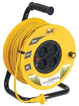 Удлинитель на катушке 4х30м без заземления 6А IP20 УК30 "Garden" с термозащ. 2х0.75  IEK