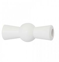 Ручка выключателя, пластик, цвет белый Bironi