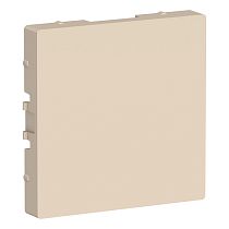 AtlasDesign Бежевый Заглушка без суппорта для многопостовых рамок Systeme Electric (Schneider Electric)