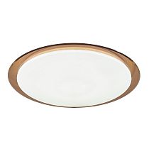 Светильник потолочный светодиодный ЭРА SPB-6 "Saturn" 70Вт 3-6,5К с ДУ коричневый кант