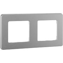 INSPIRIA Рамка 2-местная алюминий