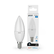 Лампа светодиодная Gauss Elementary Свеча 12Вт 950lm 6500K Е14