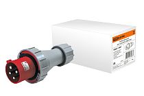 Вилка кабельная IP67 63А 3Р+РЕ 380В  TDM