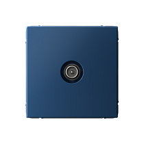 ArtGallery Аквамарин TV Розетка проходная 4DB, механизм Systeme Electric (Schneider Electric)