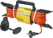 Удлинитель Navigator 93 920 NPE-F-20-X-2x0.75 на рамке без заземления 20м (Россия)