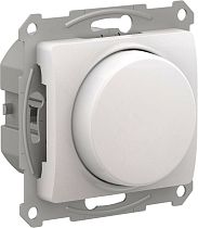 Glossa Перламутр Светорегулятор (диммер) повор-нажим, LED, RC, 400Вт, механизм Systeme Electric (Schneider Electric)