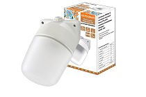 Светильник ЖКХ НПБ400-1П настенный, наклонный белый, IP54, 60 Вт, основание-поликарбонат, Народный TDM