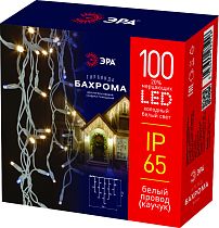 Гирлянда ЭРА ERAPS-BK1 Бахрома 0,7x2 м холодный белый свет 100 LED Гирлянда ЭРА ERAPS-BK1 Бахрома 0,7x2 м холодный белый свет 100 LED