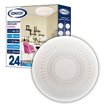 Светильник светодиодный декоративный ТМ IONICH серия 2160 "Сириус" 24 Вт 1680 Лм 230 В 6500 К 320 мм IP20