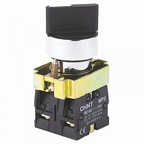Переключатель NP2-BD25, 2 положения фиксацией, 1НО+1НЗ IP40 (R) CHINT