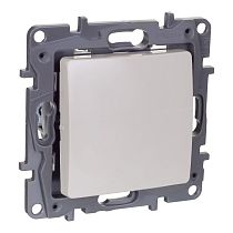 ETIKA Выключатель 1-клавишный 10А перекрестный слоновая кость